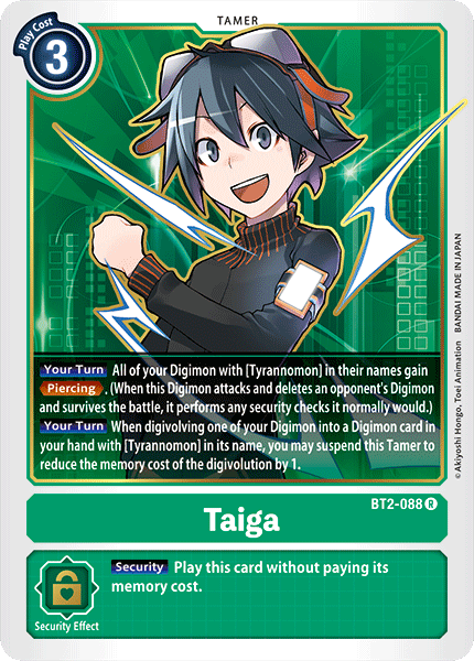 Taiga [BT2-088] [Release Special Booster Ver.1.0] - Destination Retro