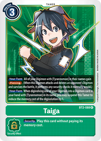 Taiga [BT2-088] [Release Special Booster Ver.1.0] - Destination Retro