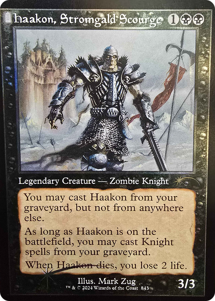 Haakon, Stromgald Scourge (Retro Frame) [Secret Lair Drop Series] - Destination Retro