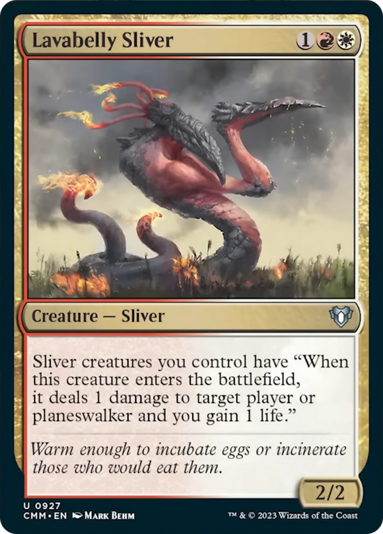 Lavabelly Sliver [Commander Masters] - Destination Retro