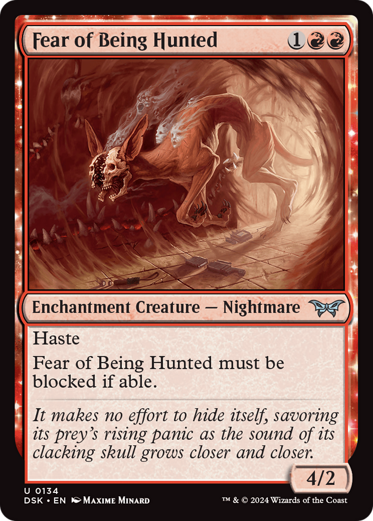 Fear of Being Hunted [Duskmourn: House of Horror] - Destination Retro