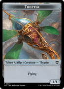 Thopter // Treasure Double-Sided Token [Outlaws of Thunder Junction Commander Tokens] - Destination Retro