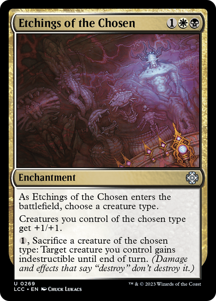Etchings of the Chosen [The Lost Caverns of Ixalan Commander] - Destination Retro