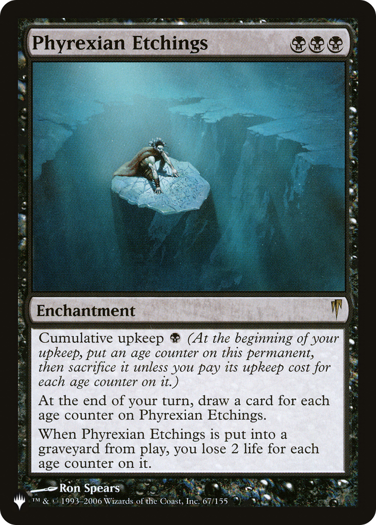 Phyrexian Etchings [The List] - Destination Retro