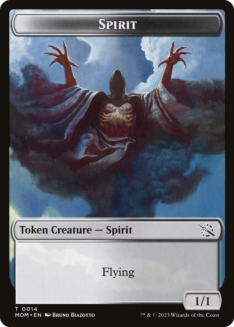 Thopter // Spirit (14) Double-Sided Token [March of the Machine Tokens] - Destination Retro