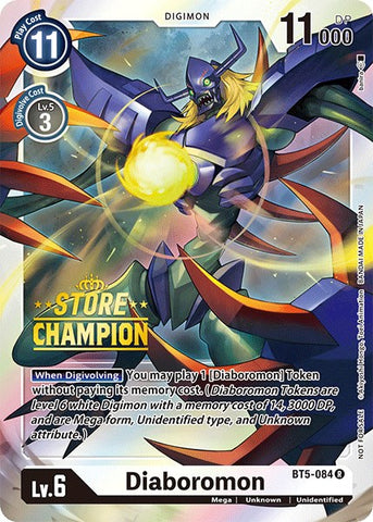 Diaboromon [BT5-084] (Store Champion) [Battle of Omni Promos] - Destination Retro