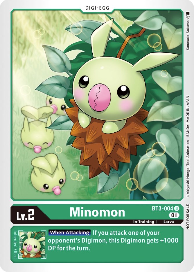 Minomon [BT3-004] (Winner Pack X Record) [Release Special Booster Promos] - Destination Retro