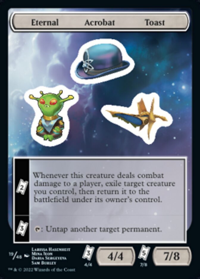 Eternal Acrobat Toast [Unfinity Stickers] - Destination Retro