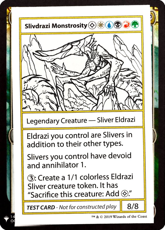 Slivdrazi Monstrosity [Mystery Booster Playtest Cards] - Destination Retro