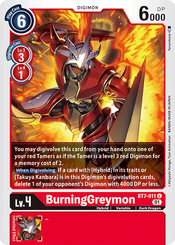BurningGreymon [BT7-011] [Next Adventure] - Destination Retro