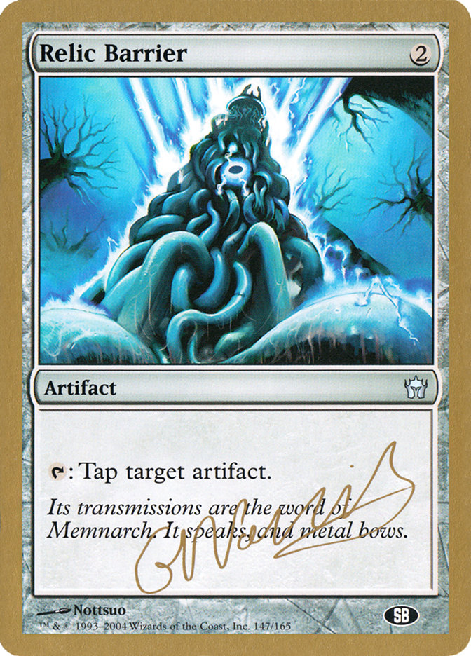 Relic Barrier (Gabriel Nassif) (SB) [World Championship Decks 2004] - Destination Retro
