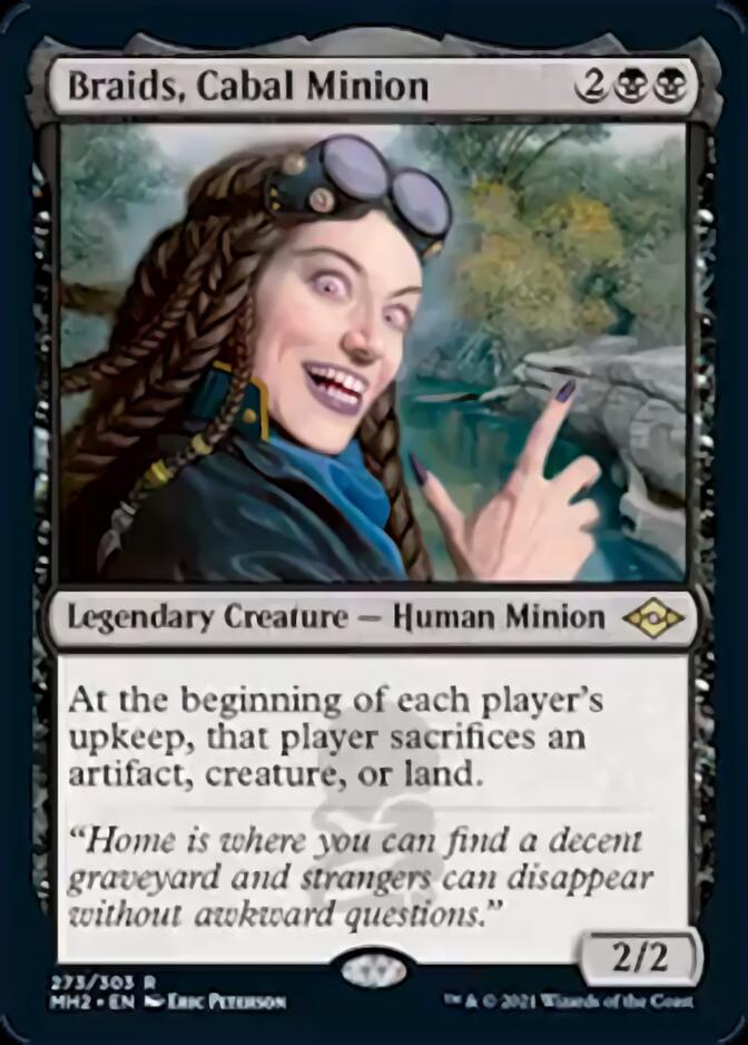 Braids, Cabal Minion (Foil Etched) [Modern Horizons 2] - Destination Retro