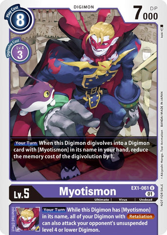 Myotismon [EX1-061] (Winner Pack X Record) [Classic Collection Promos] - Destination Retro