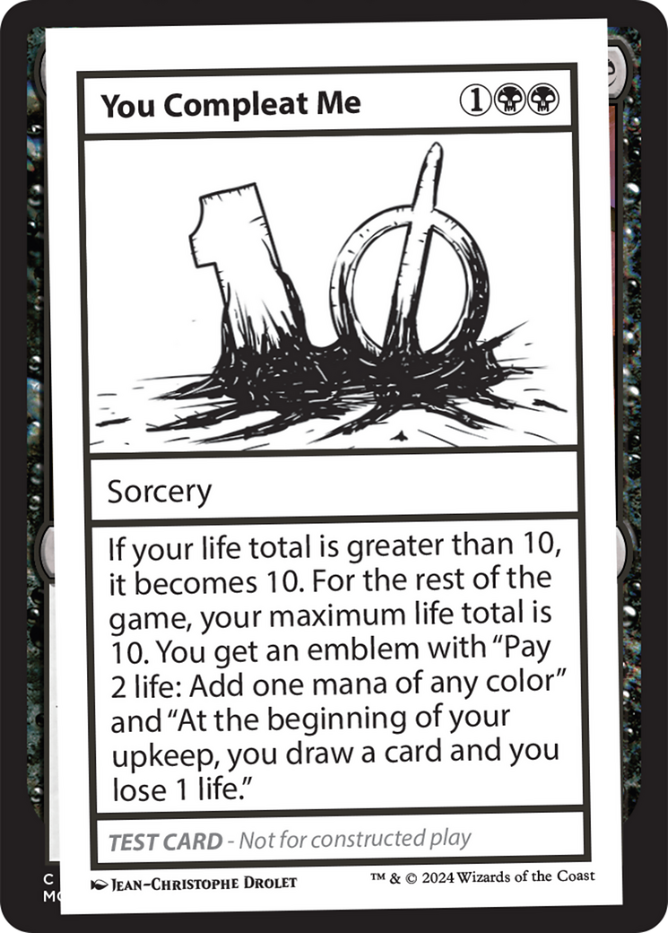 You Compleat Me [Mystery Booster 2 Playtest Cards] - Destination Retro