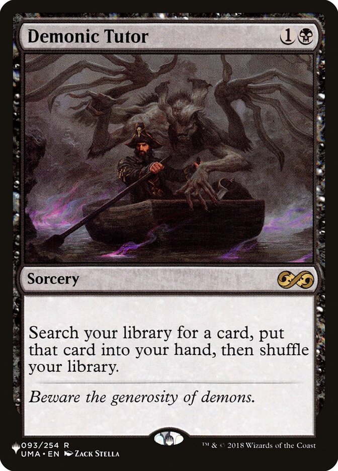 Demonic Tutor [The List] - Destination Retro