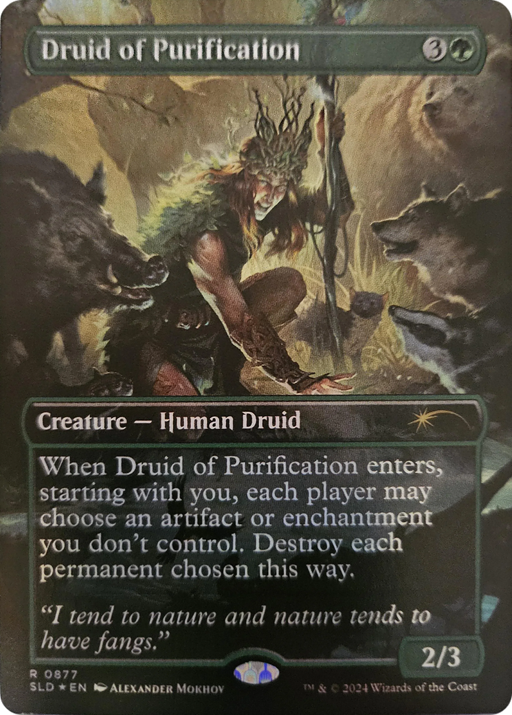 Druid of Purification (Rainbow Foil) [Secret Lair Drop Series] - Destination Retro