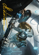 Myr Kinsmith Art Card (Gold-Stamped Signature) [Phyrexia: All Will Be One Art Series] - Destination Retro