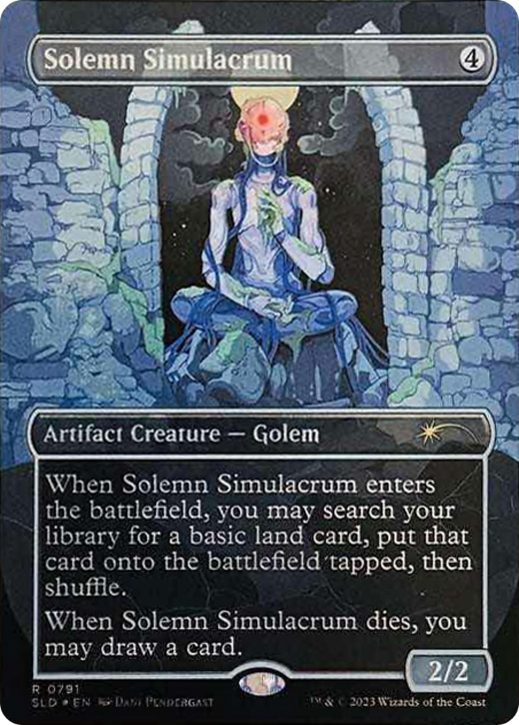 Solemn Simulacrum (0791) (Galaxy Foil) [Secret Lair Drop Series] - Destination Retro