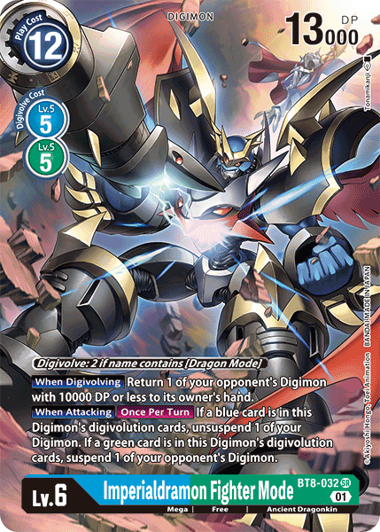 Imperialdramon Fighter Mode [BT8-032] (Alternate Art) [New Awakening] - Destination Retro