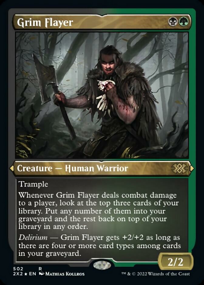 Grim Flayer (Foil Etched) [Double Masters 2022] - Destination Retro