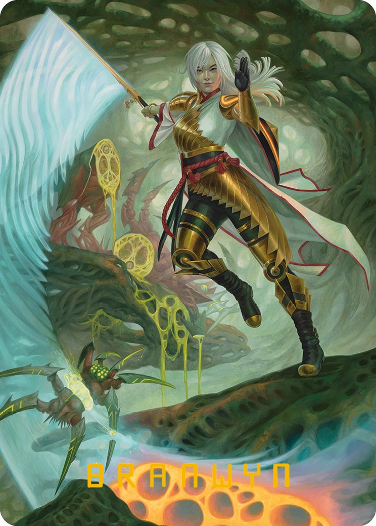 The Eternal Wanderer Art Card (Gold-Stamped Signature) [Phyrexia: All Will Be One Art Series] - Destination Retro