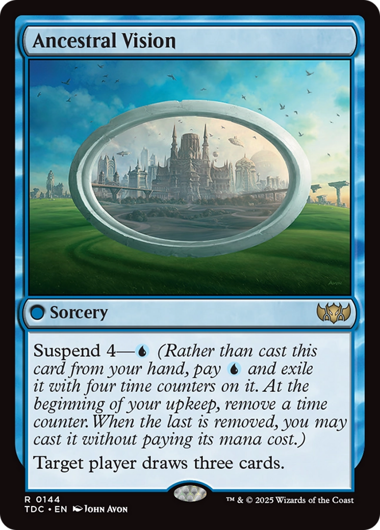 Ancestral Vision [Tarkir: Dragonstorm Commander] - Destination Retro