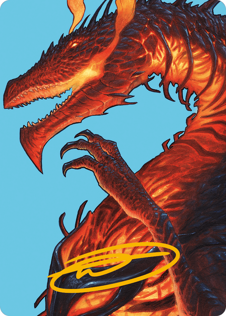 Herigast, Erupting Nullkite Art Card (Gold-Stamped Signature) [Modern Horizons 3 Art Series] - Destination Retro