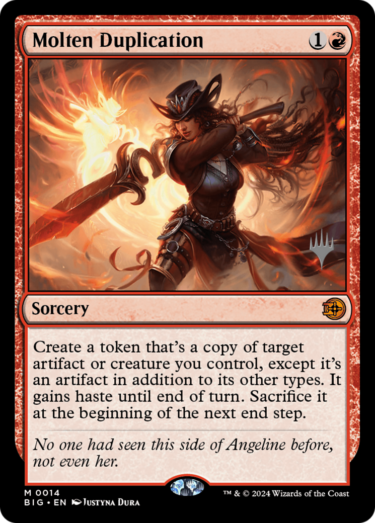 Molten Duplication [Outlaws of Thunder Junction: The Big Score Promos] - Destination Retro