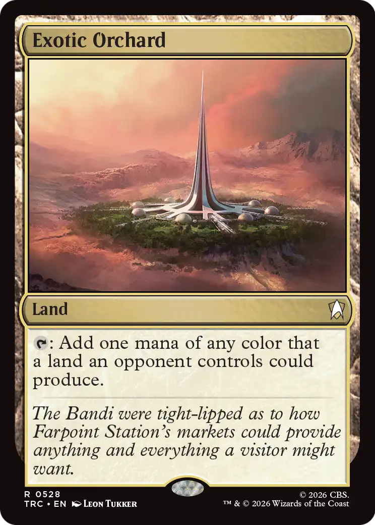 Exotic Orchard (Surge Foil) [Star Trek Commander] - Destination Retro