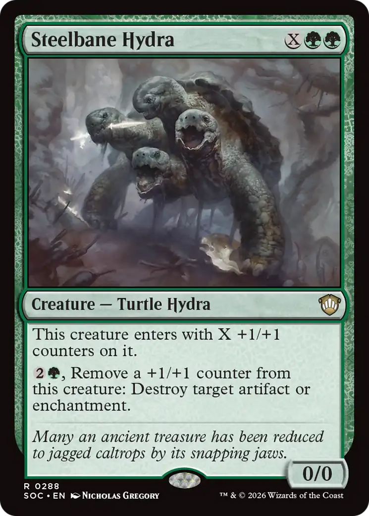 Steelbane Hydra [Secrets of Strixhaven Commander] - Destination Retro