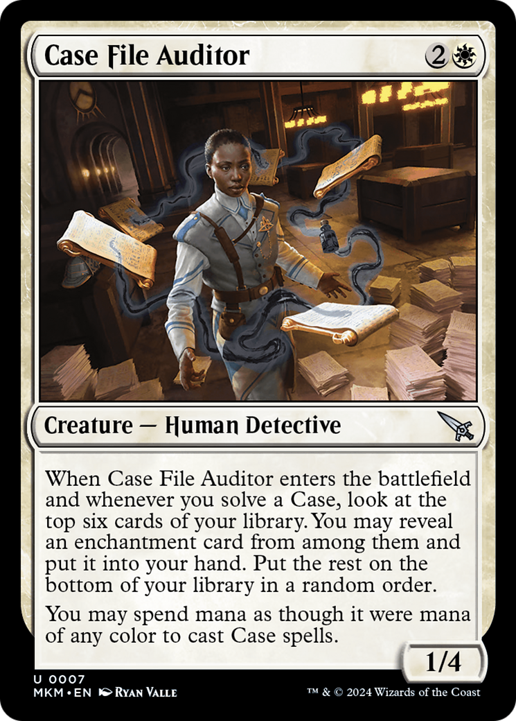 Case File Auditor (Black) [Murders at Karlov Manor] - Destination Retro