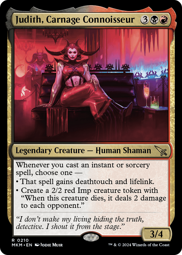 Judith, Carnage Connoisseur [Murders at Karlov Manor] - Destination Retro