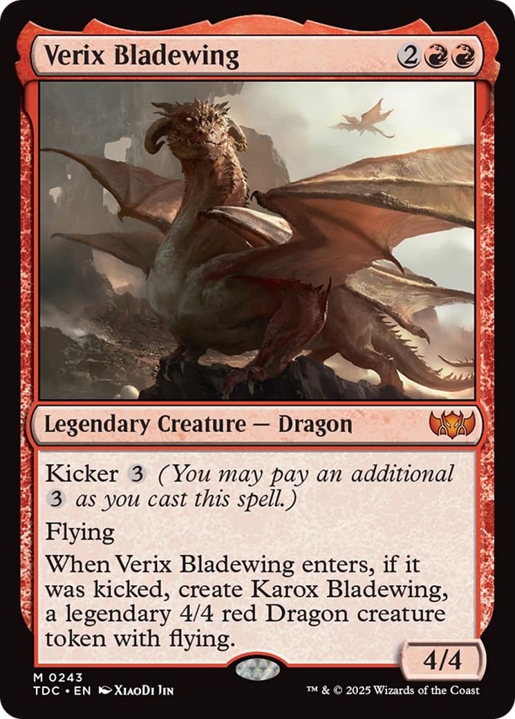 Verix Bladewing [Tarkir: Dragonstorm Commander] - Destination Retro