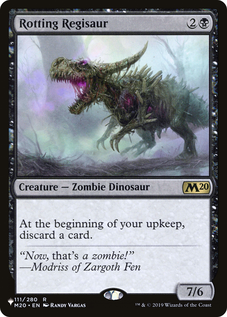 Rotting Regisaur [The List] - Destination Retro