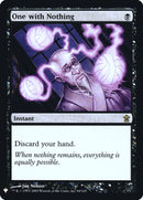 One with Nothing [Mystery Booster] - Destination Retro