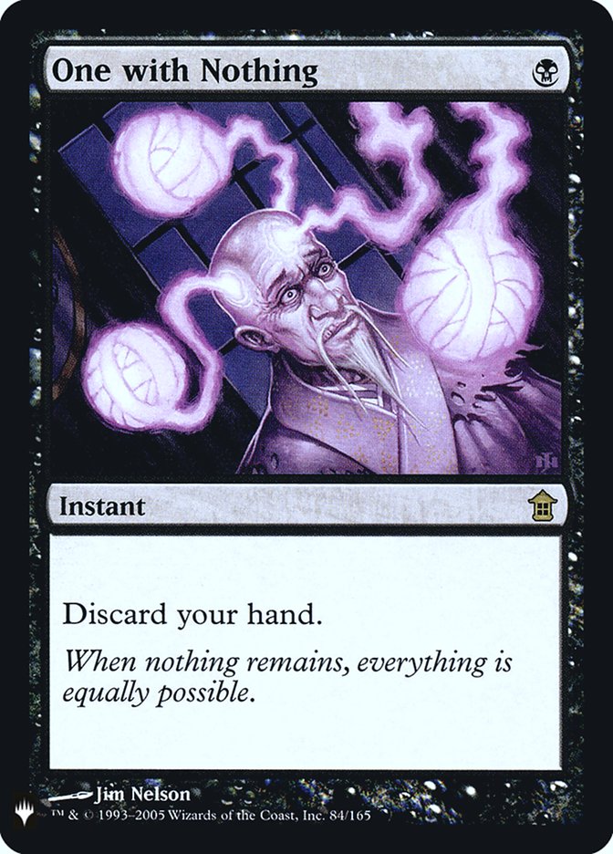 One with Nothing [Mystery Booster] - Destination Retro