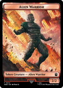 Alien Rhino // Alien Warrior Double-Sided Token [Doctor Who Tokens] - Destination Retro