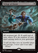 Deluge of Doom (Extended Art) [Duskmourn: House of Horror Commander] - Destination Retro