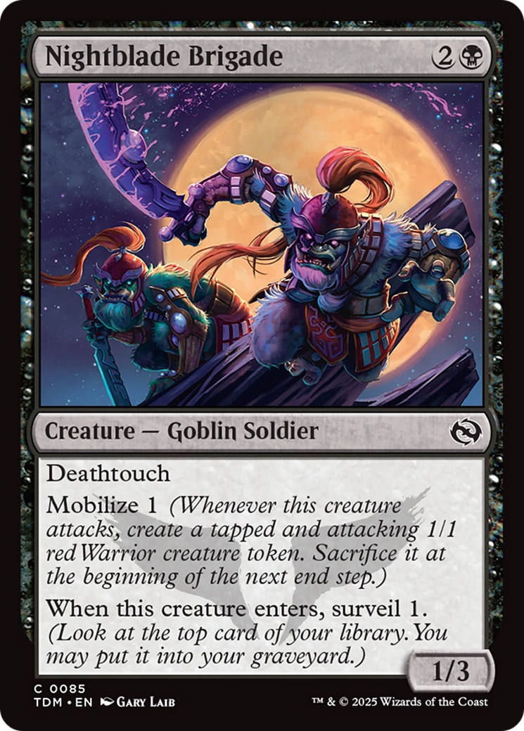 Nightblade Brigade [Tarkir: Dragonstorm] - Destination Retro