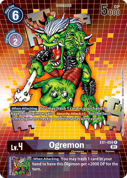 Ogremon [EX1-059] (Alternate Art) [Classic Collection] - Destination Retro