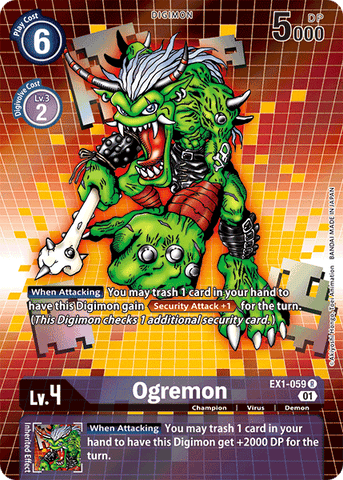 Ogremon [EX1-059] (Alternate Art) [Classic Collection] - Destination Retro