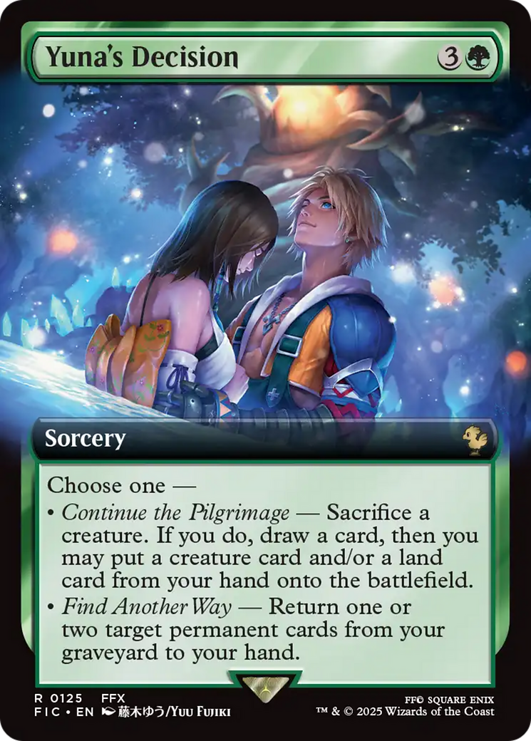 Yuna's Decision (Extended Art) [FINAL FANTASY Commander] - Destination Retro