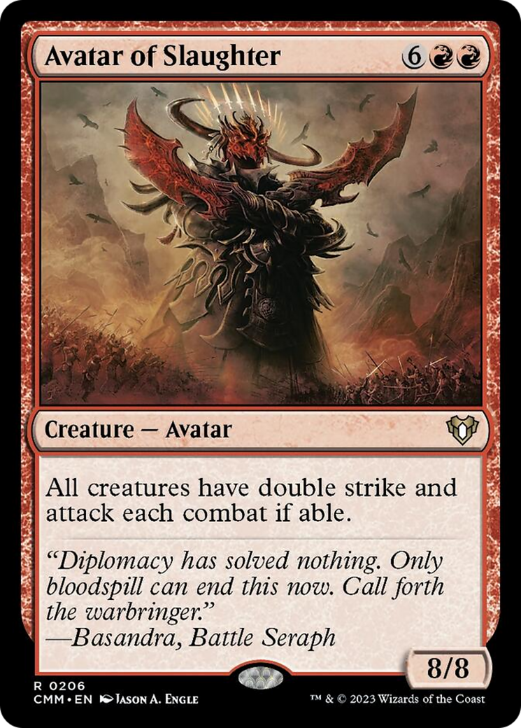 Avatar of Slaughter [Commander Masters] - Destination Retro