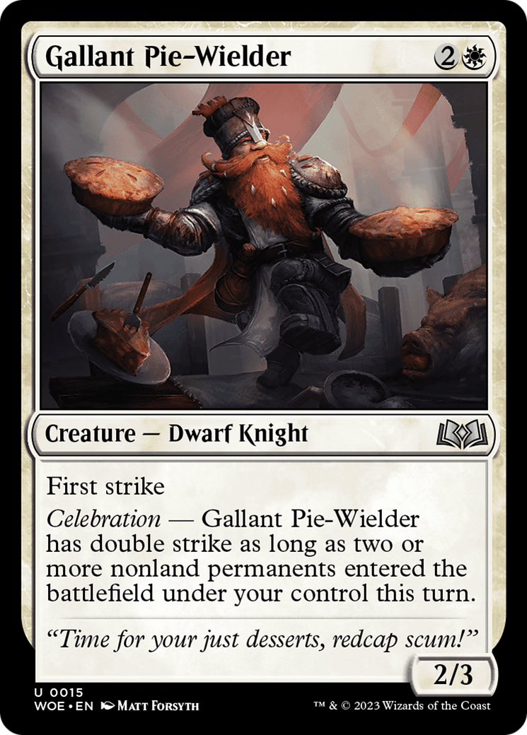 Gallant Pie-Wielder [Wilds of Eldraine] - Destination Retro