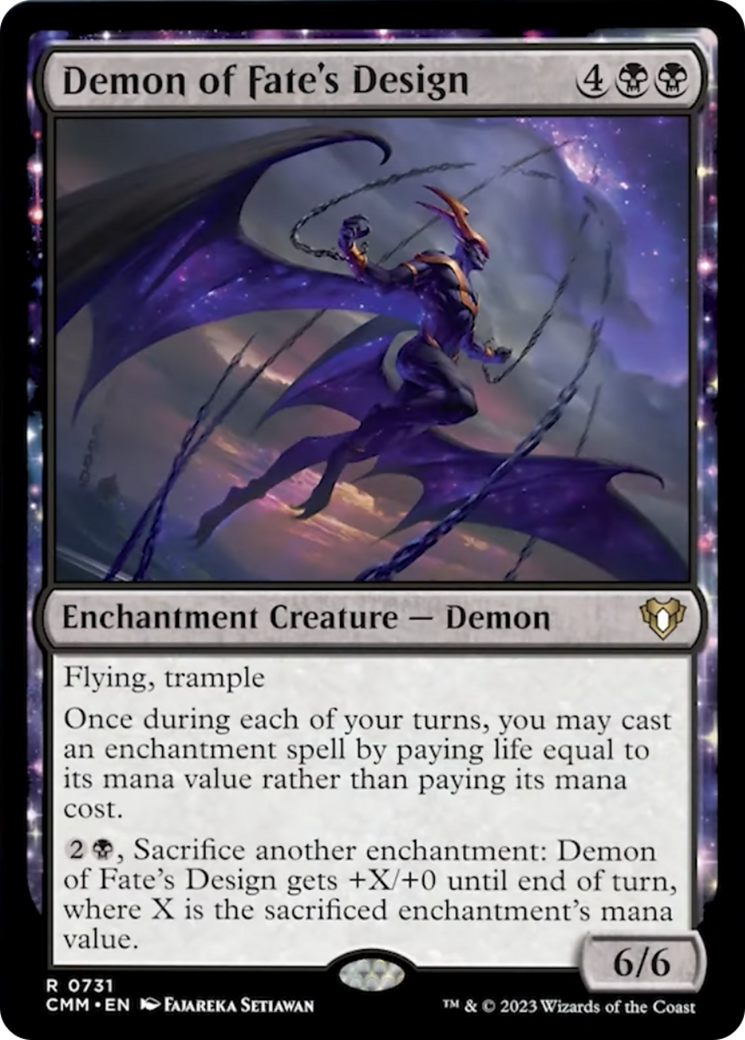 Demon of Fate's Design [Commander Masters] - Destination Retro