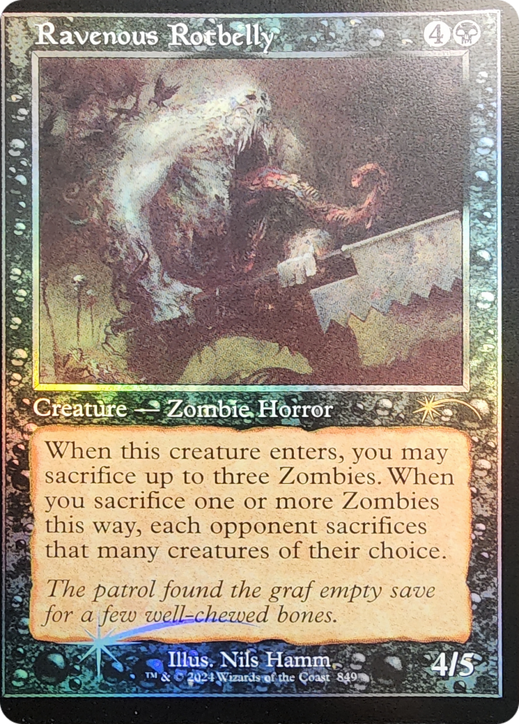 Ravenous Rotbelly (Retro Frame) [Secret Lair Drop Series] - Destination Retro