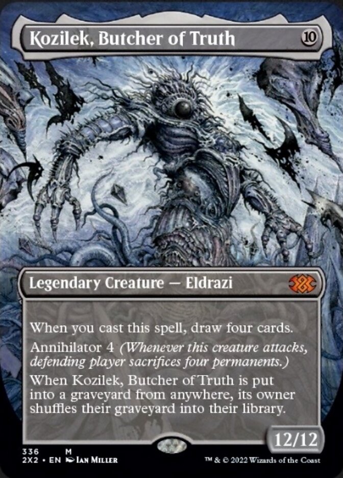Kozilek, Butcher of Truth (Borderless Alternate Art) [Double Masters 2022] - Destination Retro