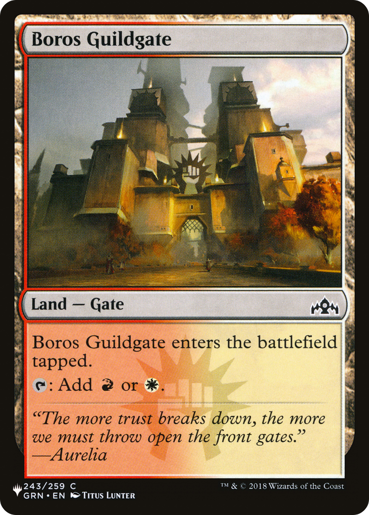 Boros Guildgate [The List] - Destination Retro