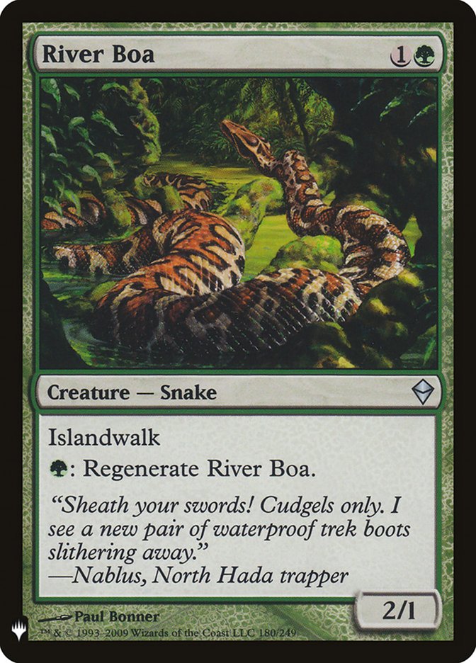 River Boa [Mystery Booster] - Destination Retro