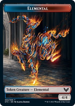 Elemental // Pest Double-Sided Token [Strixhaven: School of Mages Tokens] - Destination Retro